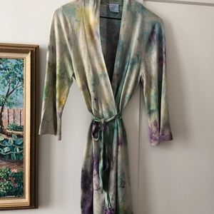 Ice Dye Bath and Body Works Cashmere Blend Robe